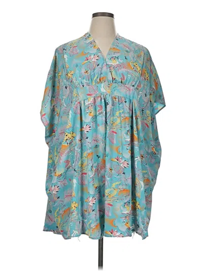 Pre-owned Assorted Brands Casual Dress In Blue
