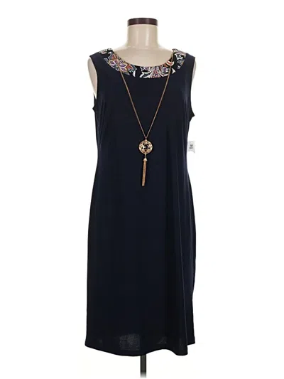 Pre-owned Assorted Brands Casual Dress In Blue