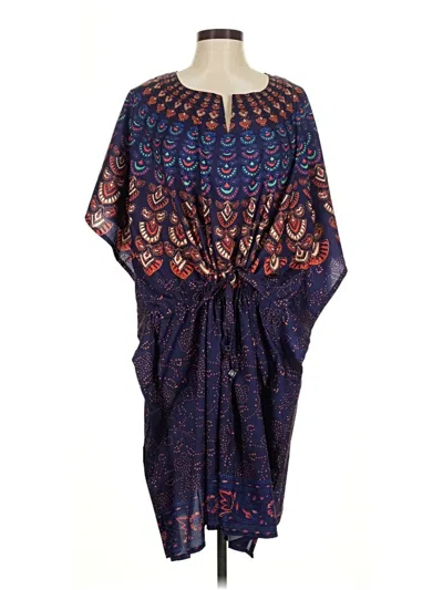Pre-owned Assorted Brands Casual Dress In Blue