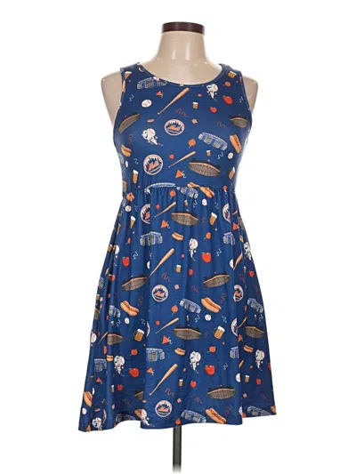 Pre-owned Assorted Brands Casual Dress In Blue
