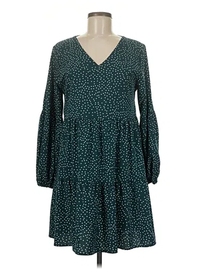Pre-owned Assorted Brands Casual Dress In Blue