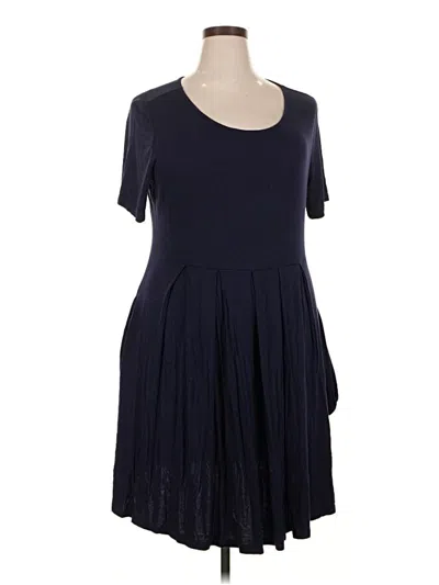 Pre-owned Assorted Brands Casual Dress In Blue
