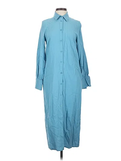 Pre-owned Assorted Brands Casual Dress In Blue