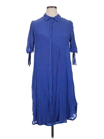 Pre-owned Assorted Brands Casual Dress In Blue