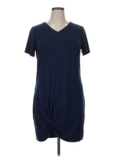 Pre-owned Assorted Brands Casual Dress In Blue