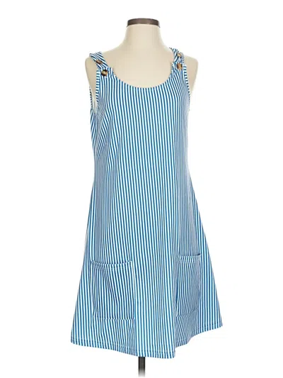 Assorted Brands Casual Dress In Blue