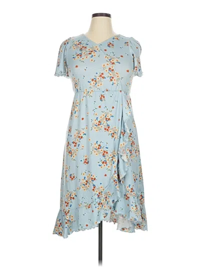Pre-owned Assorted Brands Casual Dress In Blue