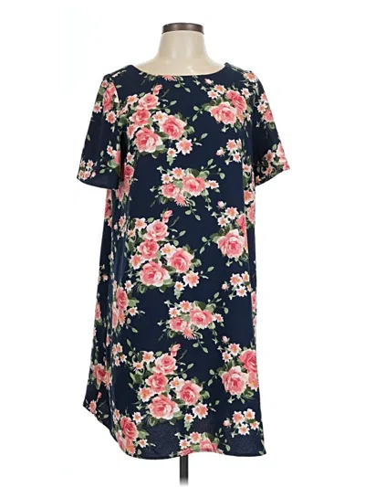 Pre-owned Assorted Brands Casual Dress In Blue