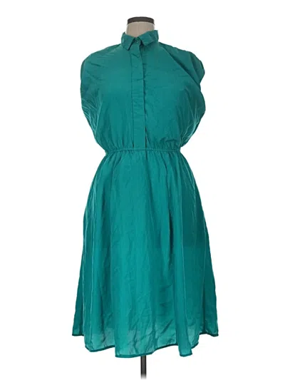 Pre-owned Assorted Brands Casual Dress In Blue