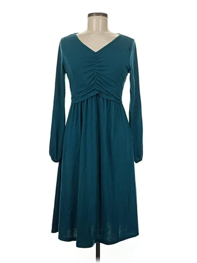 Pre-owned Assorted Brands Casual Dress In Blue