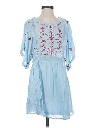 Pre-owned Assorted Brands Casual Dress In Blue