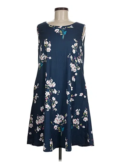 Pre-owned Assorted Brands Casual Dress In Blue