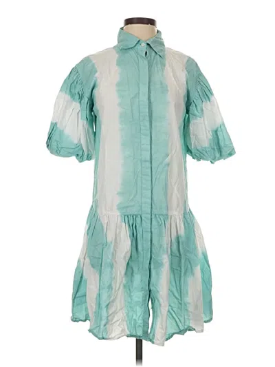 Pre-owned Assorted Brands Casual Dress In Blue