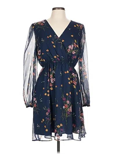 Pre-owned Assorted Brands Casual Dress In Blue
