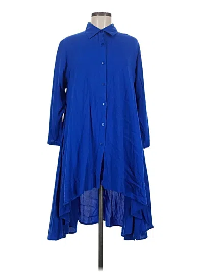Pre-owned Assorted Brands Casual Dress In Blue