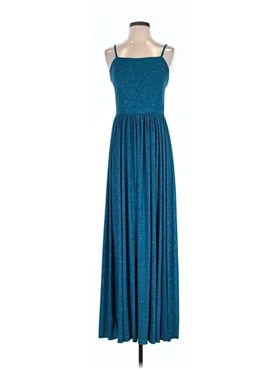Pre-owned Assorted Brands Casual Dress In Blue
