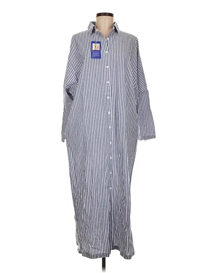 Pre-owned Assorted Brands Casual Dress In Blue