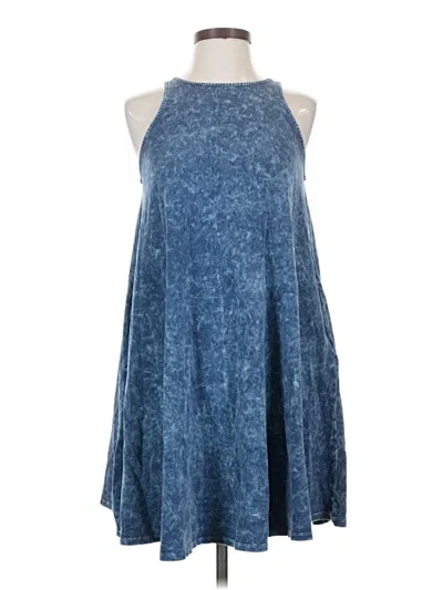 Pre-owned Assorted Brands Casual Dress In Blue