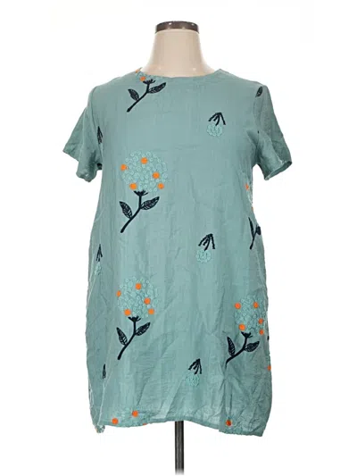Pre-owned Assorted Brands Casual Dress In Blue