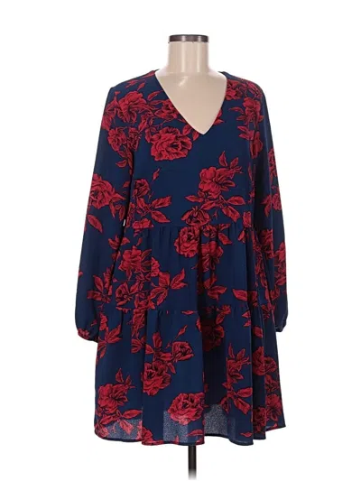 Pre-owned Assorted Brands Casual Dress In Blue