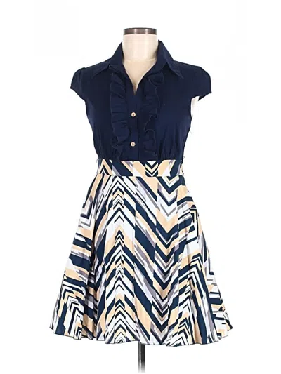 Pre-owned Assorted Brands Casual Dress In Blue