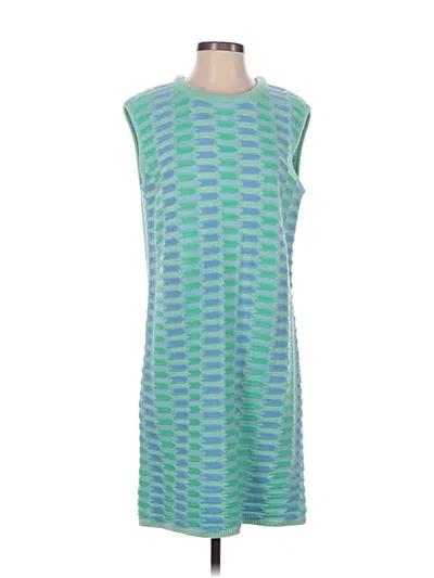 Pre-owned Assorted Brands Casual Dress In Blue