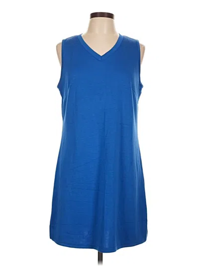 Pre-owned Assorted Brands Casual Dress In Blue