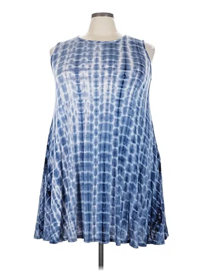Pre-owned Assorted Brands Casual Dress In Blue