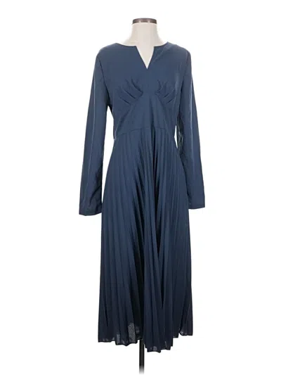 Pre-owned Assorted Brands Casual Dress In Blue
