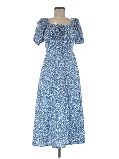 Pre-owned Assorted Brands Casual Dress In Blue