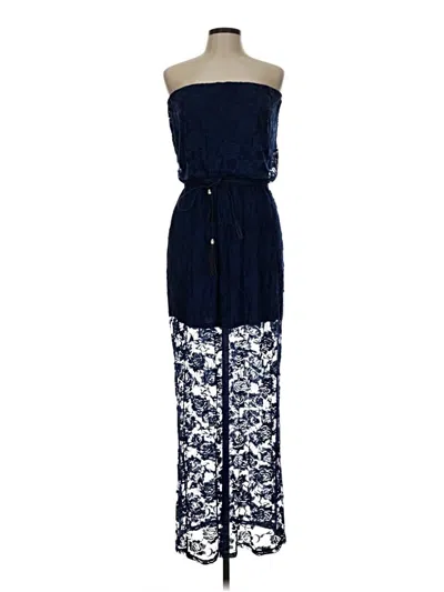Pre-owned Assorted Brands Casual Dress In Blue
