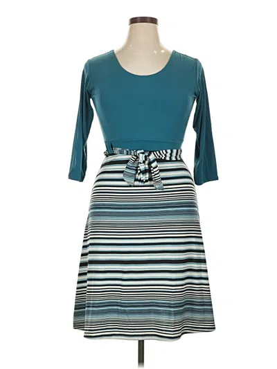 Pre-owned Assorted Brands Casual Dress In Blue
