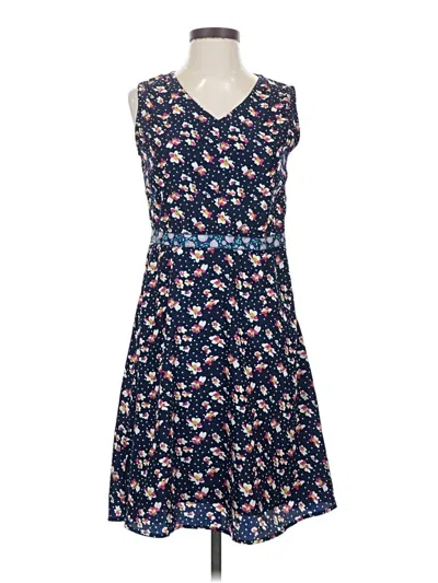 Pre-owned Assorted Brands Casual Dress In Blue