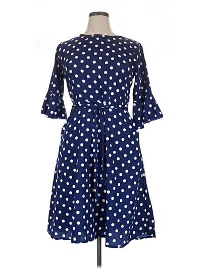 Pre-owned Assorted Brands Casual Dress In Blue