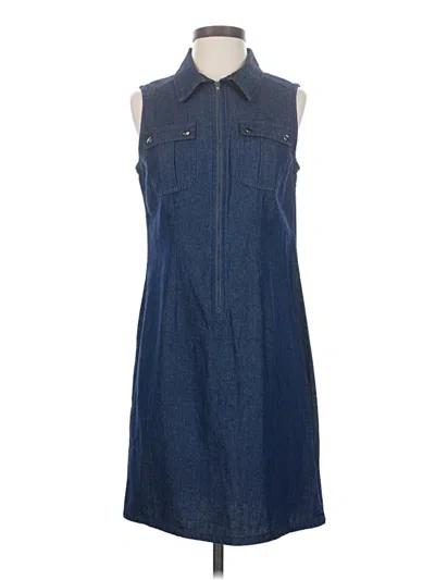 Pre-owned Assorted Brands Casual Dress In Blue