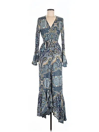 Pre-owned Assorted Brands Casual Dress In Blue