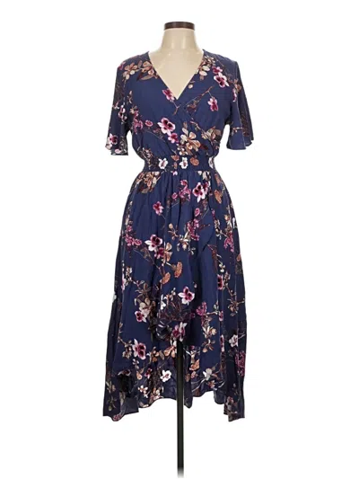 Pre-owned Assorted Brands Casual Dress In Blue