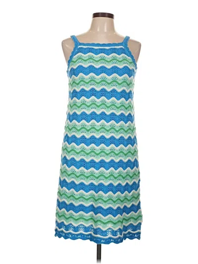 Pre-owned Assorted Brands Casual Dress In Blue