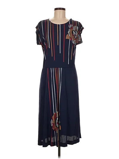 Pre-owned Assorted Brands Casual Dress In Blue