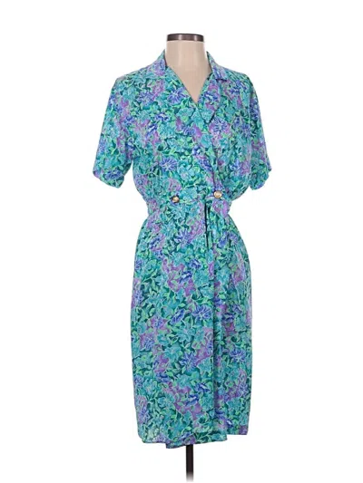 Pre-owned Assorted Brands Casual Dress In Blue