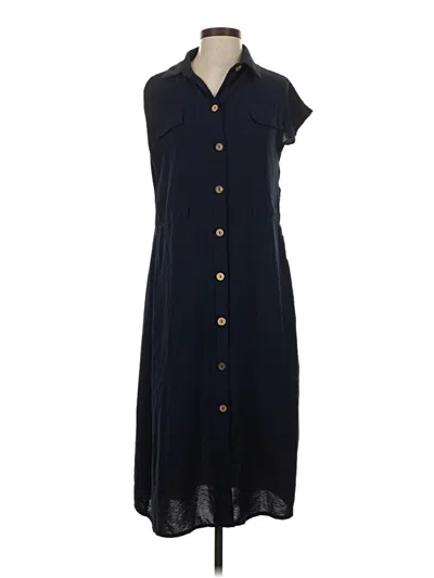 Pre-owned Assorted Brands Casual Dress In Blue
