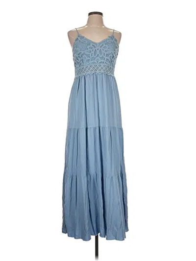 Pre-owned Assorted Brands Casual Dress In Blue