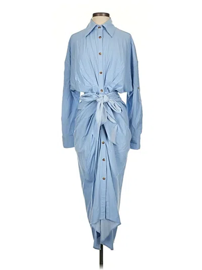 Pre-owned Assorted Brands Casual Dress In Blue