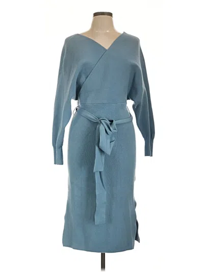 Pre-owned Assorted Brands Casual Dress In Blue