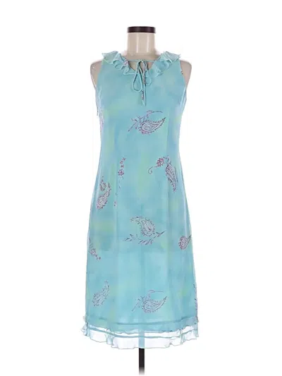 Pre-owned Assorted Brands Casual Dress In Blue