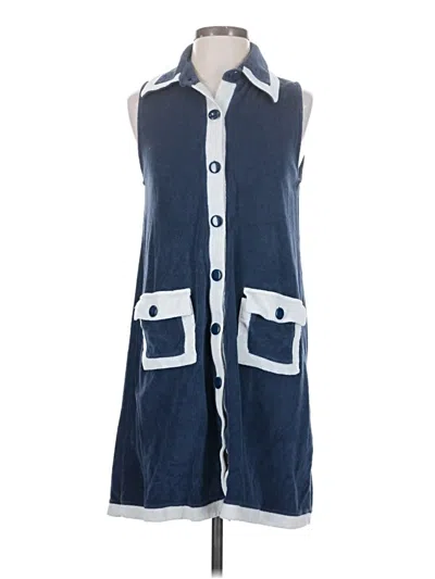 Pre-owned Assorted Brands Casual Dress In Blue