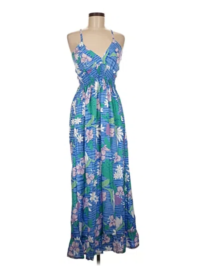 Pre-owned Assorted Brands Casual Dress In Blue