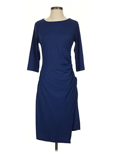 Pre-owned Assorted Brands Casual Dress In Blue