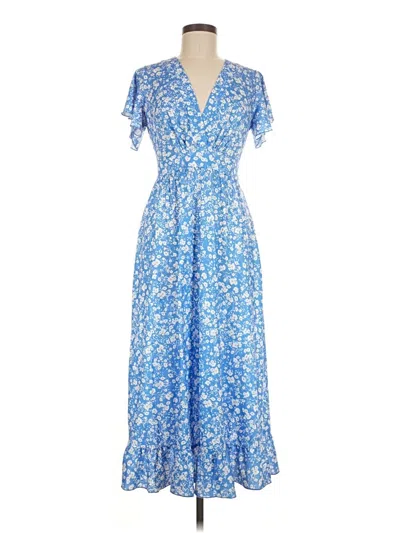 Pre-owned Assorted Brands Casual Dress In Blue