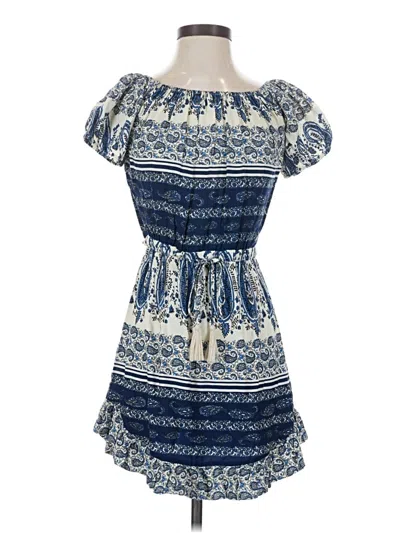 Pre-owned Assorted Brands Casual Dress In Blue